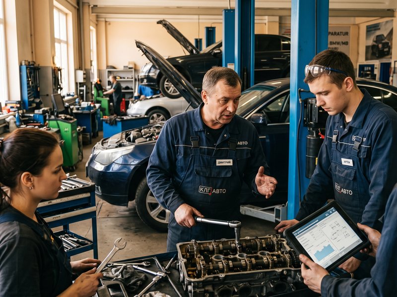 Команда специалистов компании АвтоТема Купи за работой по выкупу немецких автомобилей в Калининграде